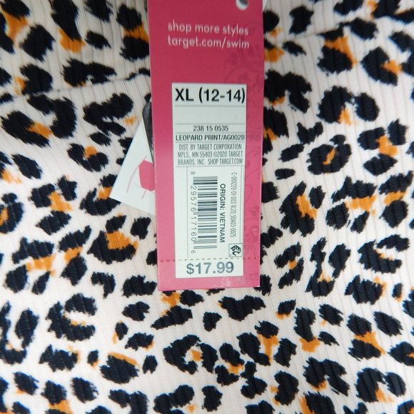 High Rise Bikini Bottoms Size XL Xhilaration Leopard Womens - Picture 6 of 9